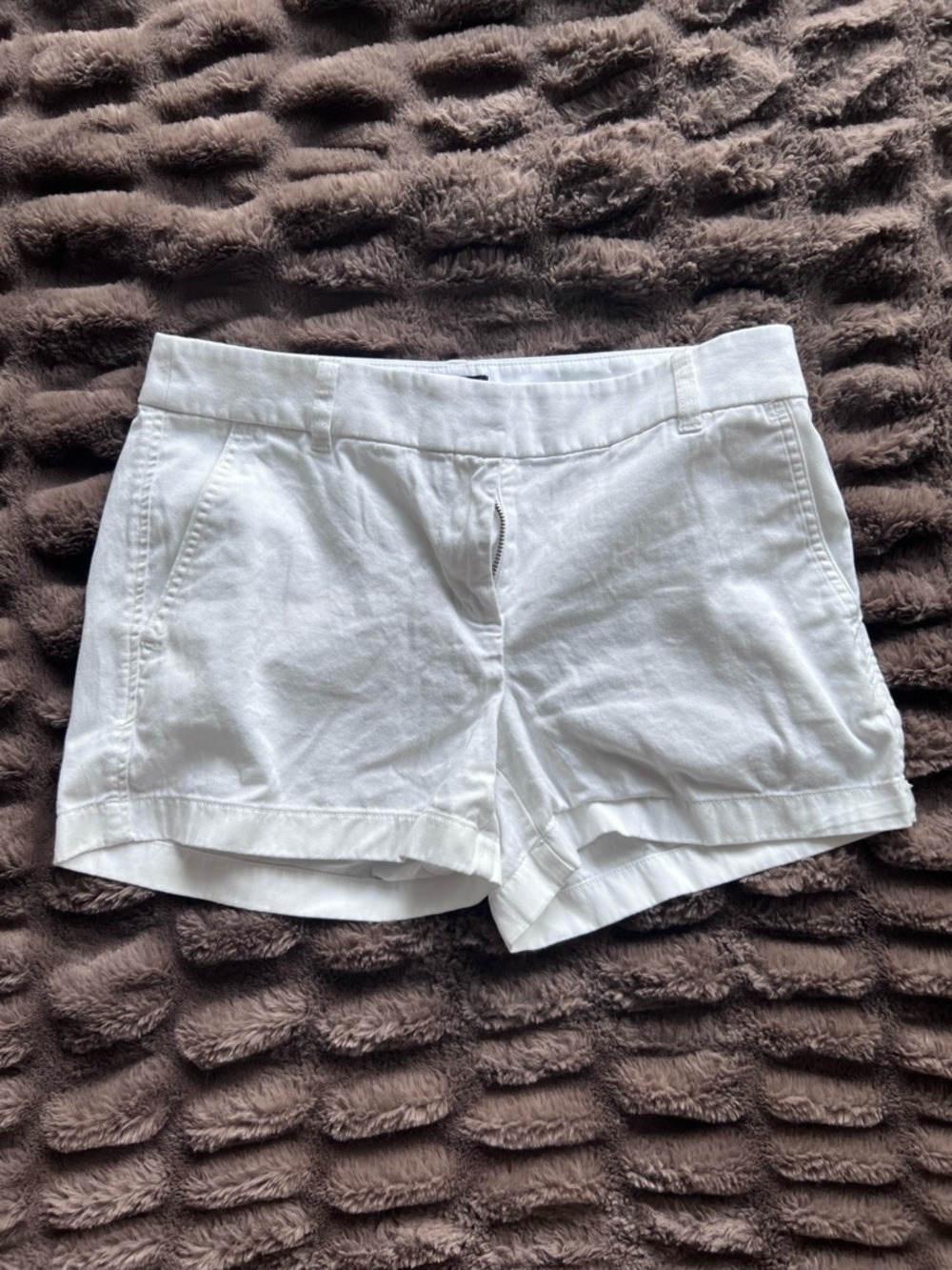 J. Crew White Linen-Blend Tailored Shorts